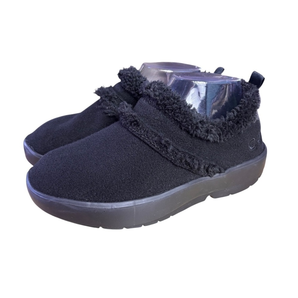 OOFOS OOcoozie Low Recovery Shoes – in Black - Sz EU 39 (US Women’s 8)